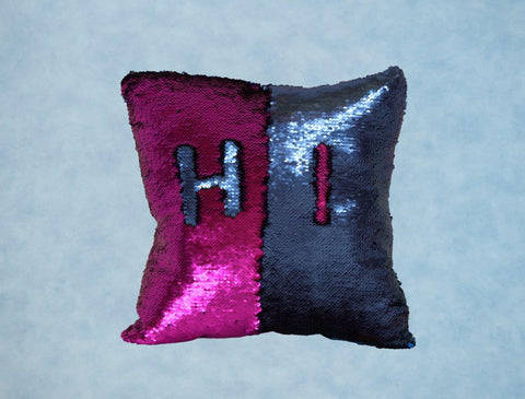 Meerjungfrau Glitzer Pailletten Kissenbezug