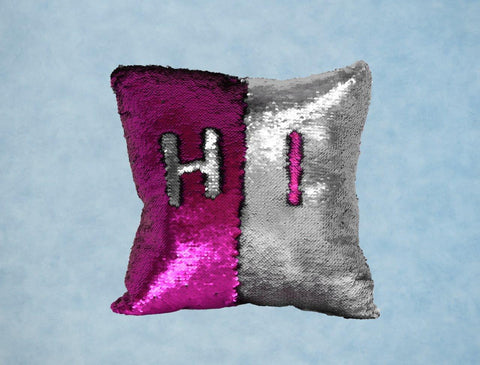 Meerjungfrau Glitzer Pailletten Kissenbezug