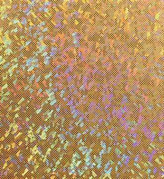 Gold shattered glass hologram spandex